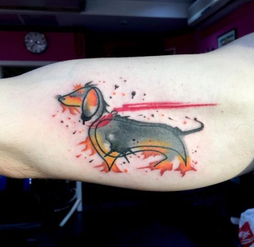 20 Small Dog Tattoo Ideas
