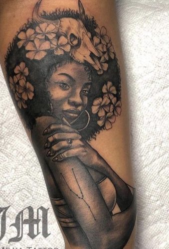 Black Culture Tattoos for Men 20 creative ideas