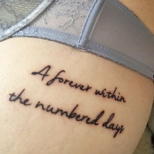 17 Trendy Rib Writing Tattoo ideas