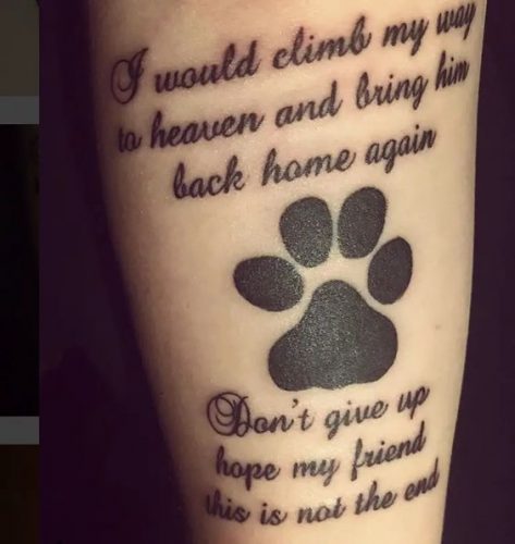 20 Memorial Dog Tattoo Ideas