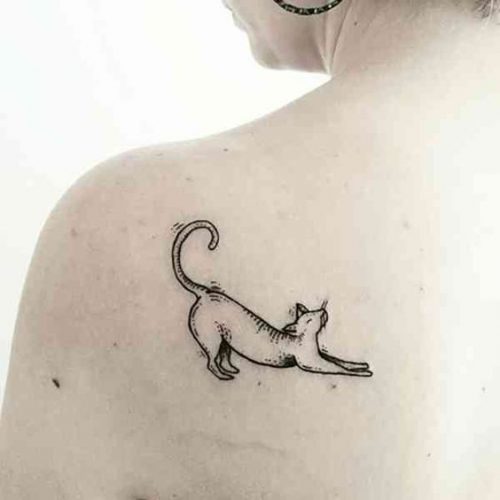 25 Simple Cat Tattoo Ideas