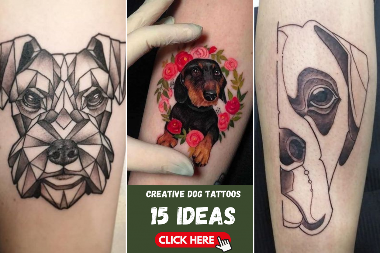 15 Creative Dog Tattoo Ideas