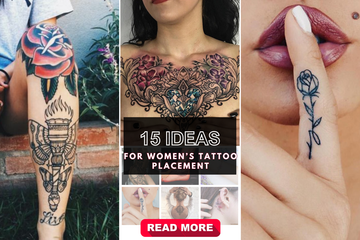 15 Ideas for Women's Tattoo Placement: Finding the Perfect Canvas