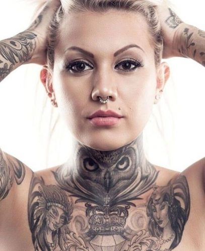 29 Stylish Neck Tattoo Ideas for Women