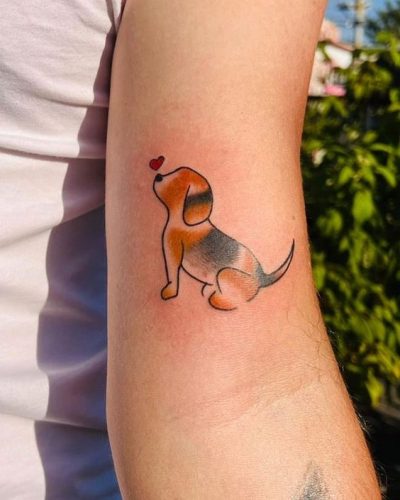 20 Small Dog Tattoo Ideas