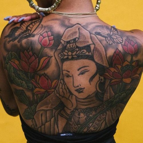 25 Colorful Tattoo Ideas for Dark Skin Tones