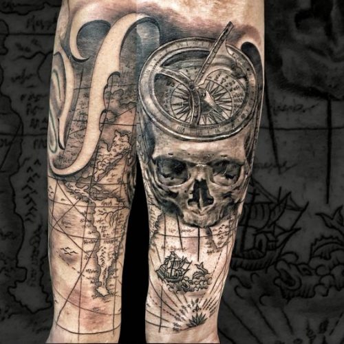 17 Pirate-Themed Tattoo Sleeve Ideas