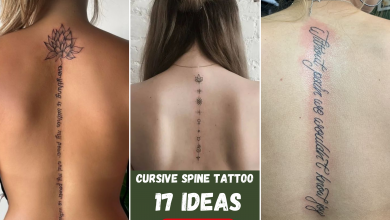 17 Cursive Spine Tattoo ideas