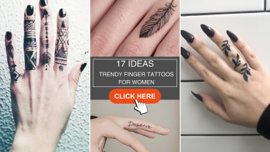 17 Trendy Finger Tattoo Ideas for Women