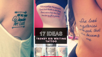 17 Trendy Rib Writing Tattoo ideas