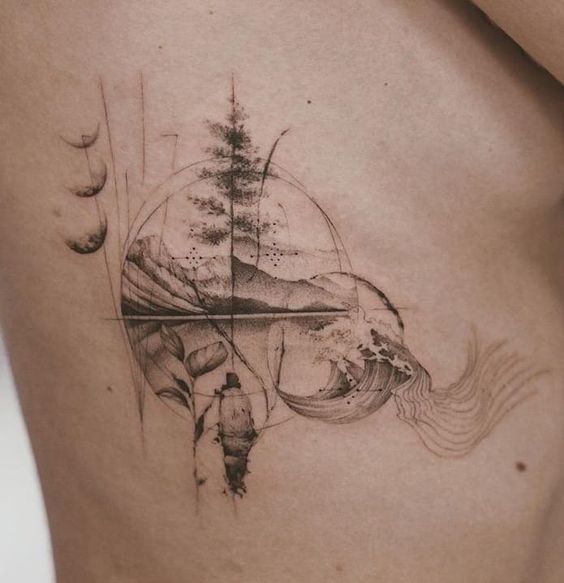 19 Captivating Rib Tattoo Ideas for Women