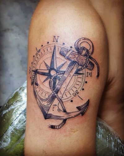 Find Your Direction: 20 Compass Tattoo Ideas for Men