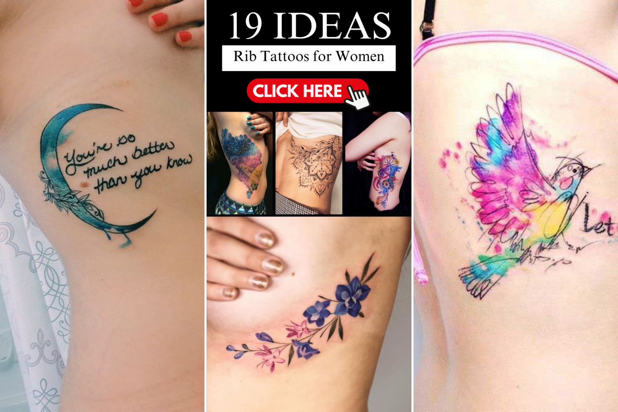 19 Captivating Rib Tattoo Ideas for Women