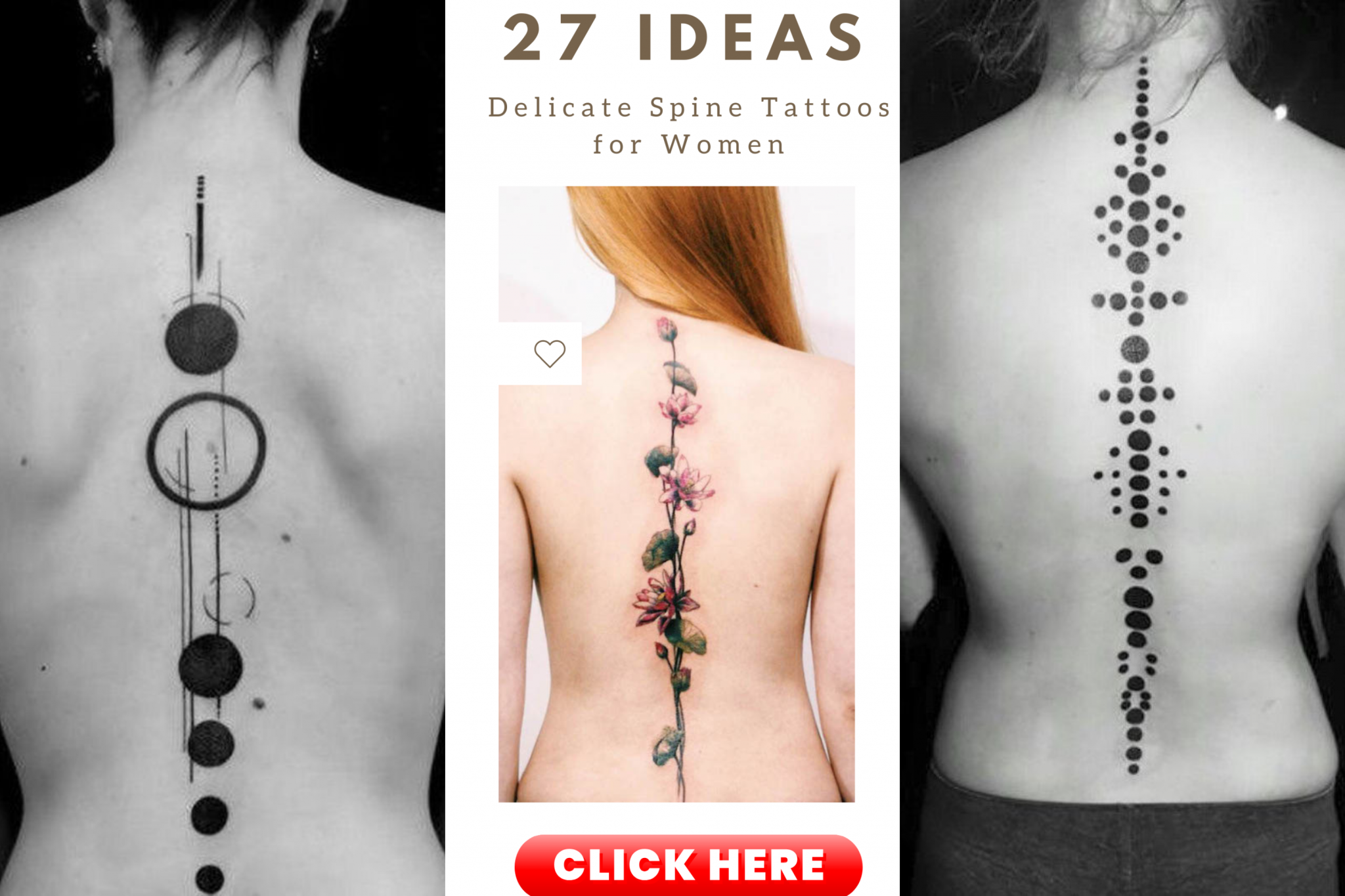 27 Delicate Spine Tattoo Ideas for Women
