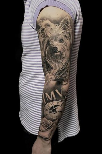 29 Dog Tattoo Sleeve Ideas