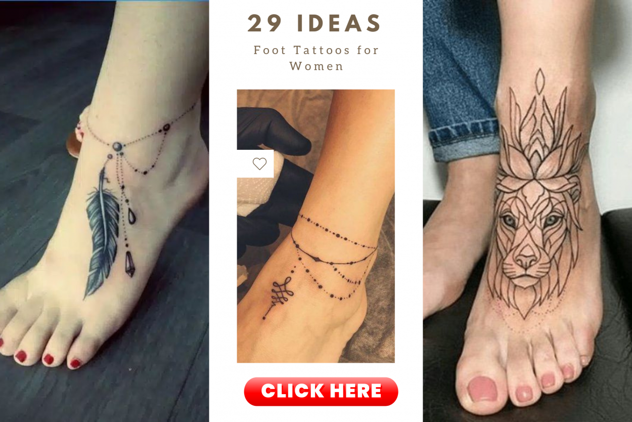 29 Striking Foot Tattoo Ideas for Women
