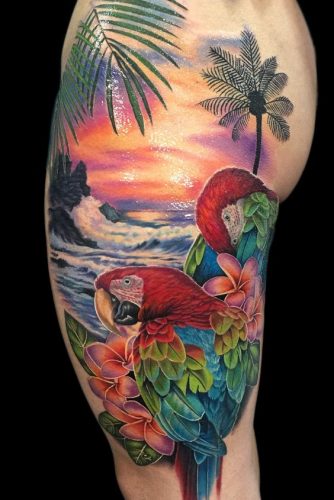 19 Bright Colorful Tattoo Ideas