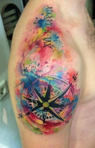 Find Your Direction: 20 Compass Tattoo Ideas for Men