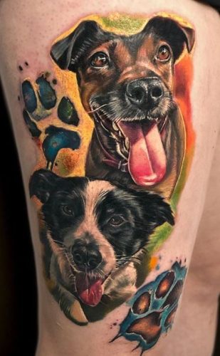 29 Dog Tattoo Sleeve Ideas