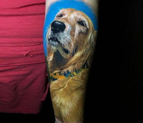 24 Dog Portrait Tattoo Ideas