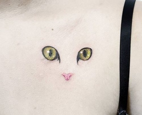 23 Minimalist Cat Tattoo Ideas