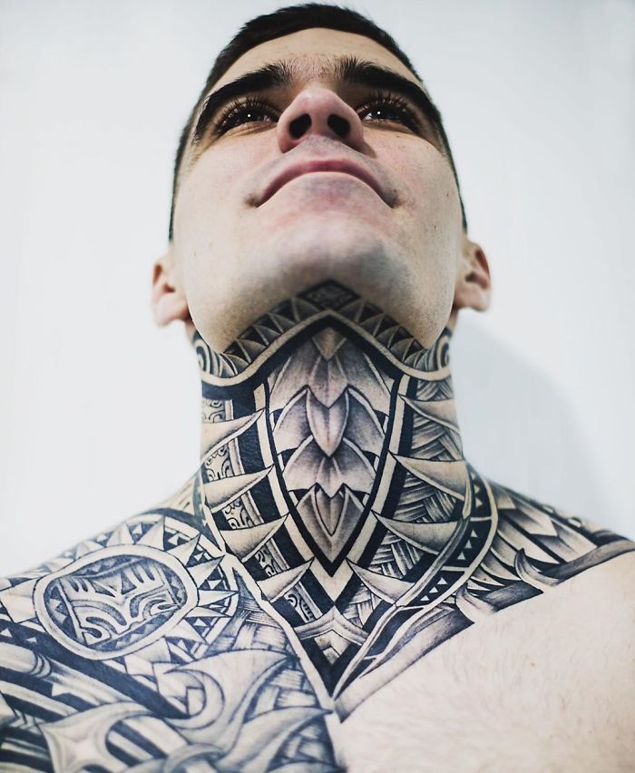 Neck tattoos for men 19 ideas