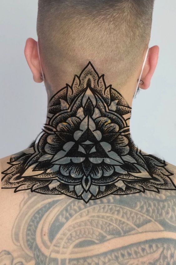 Neck Tattoos Redefined: 20 Back of Neck Tattoo Ideas for Men ...