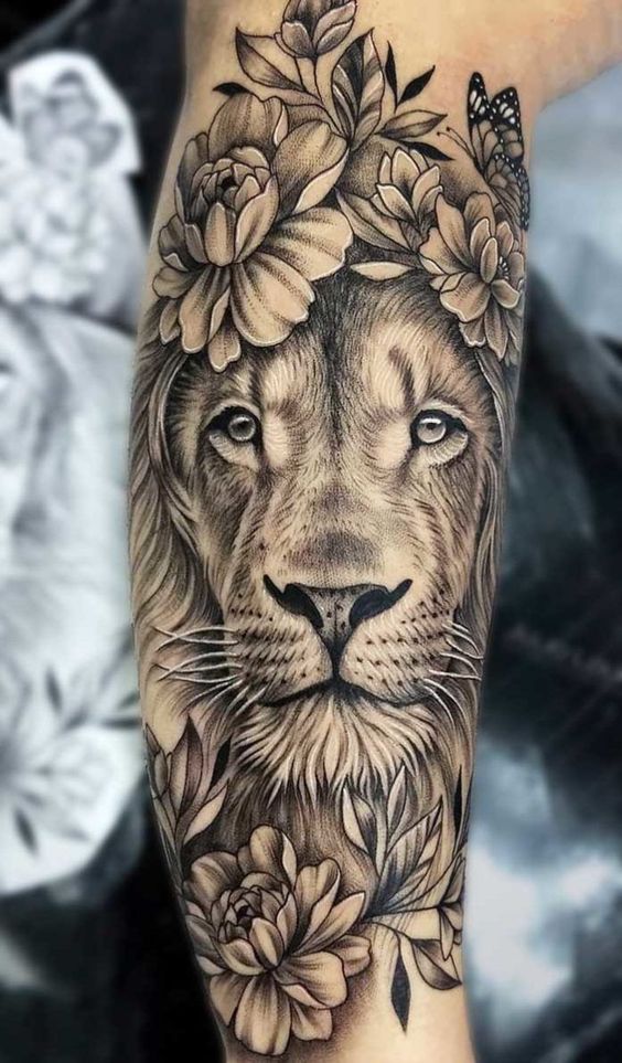 Lion Tattoo for Women: 20 Graceful and Empowering Designs - besttattoo ...