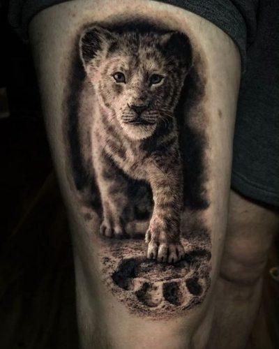 Celebrate the Pride: 24 Lion Family Tattoo Ideas