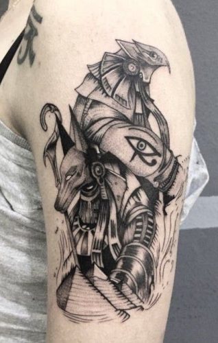 23 Egyptian Cat Tattoo Ideas