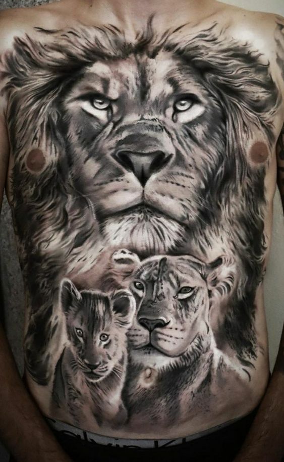 19 Lion Tattoo with Cubs: Celebrate Family and Love - Welcome to ...