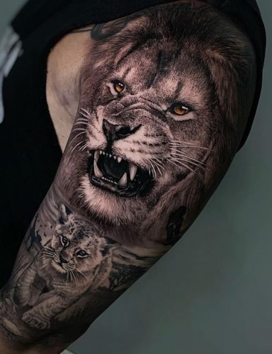 Realistic Lion Tattoo: 24 Lifelike and Breathtaking Designs