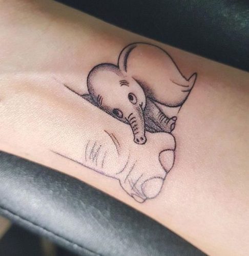18 Elephant Tattoos Simple Ideas