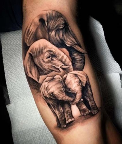 19 Family Elephant Tattoo Ideas