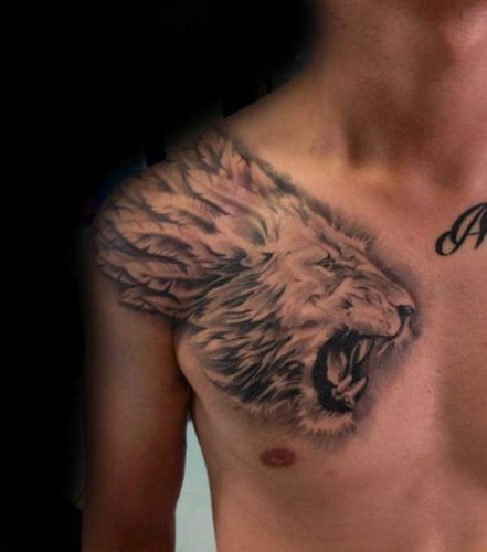 21 Shoulder Lion Tattoo: Showcase Power and Beauty