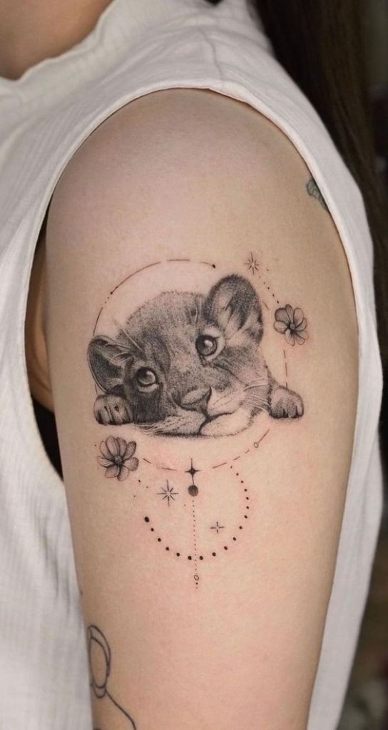 Small but Mighty: 17 Inspiring Small Lion Tattoo Ideas - besttattoo ...