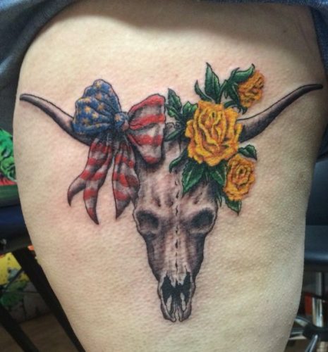 15 Longhorn Skull Tattoo Ideas