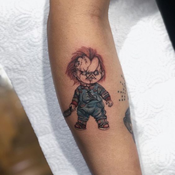19 Chucky Tattoo Ideas Embrace Fear With Playful Horror Ink