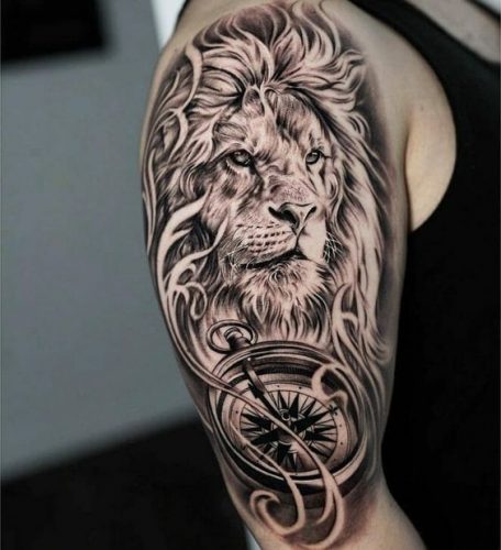 17 Lion Tattoo on Back: Symbolize Strength and Dominance