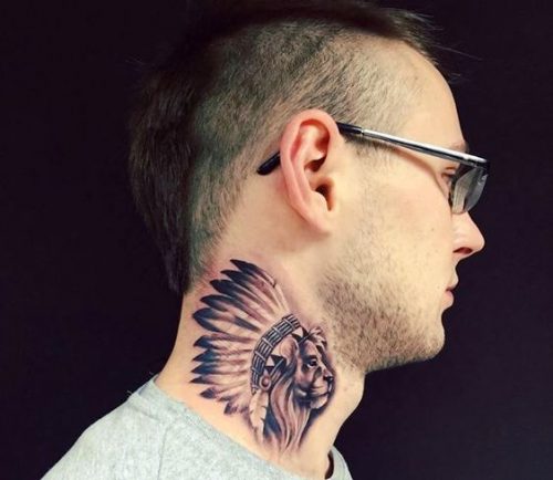 Neck Lion Tattoo: 17 Subtle and Striking Designs