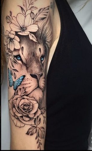 Lion Tattoo for Women: 20 Graceful and Empowering Designs
