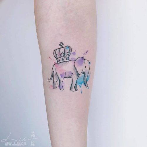 27 Small Elephant Tattoo Ideas