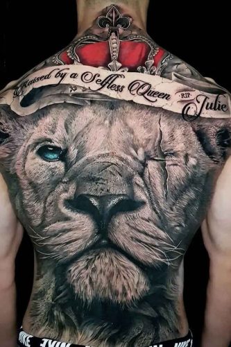 Immerse in Depth: 22 3D Lion Tattoo Ideas