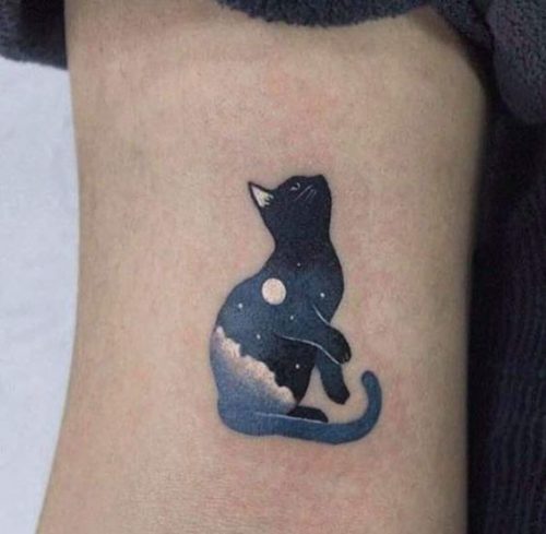 27 Cat Tattoo Ideas for the Foot