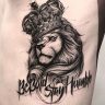 Expressive and Bold: 18 Lion Tattoo on Ribs - Welcome to Fashion ...