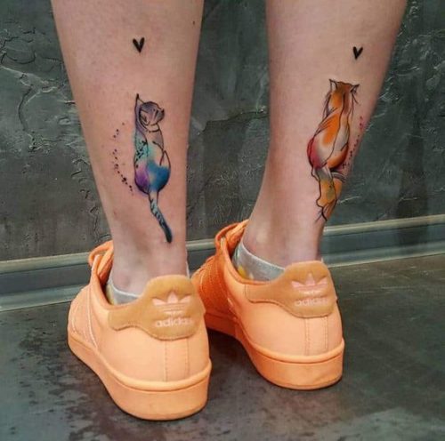 27 Cat Tattoo Ideas for the Foot