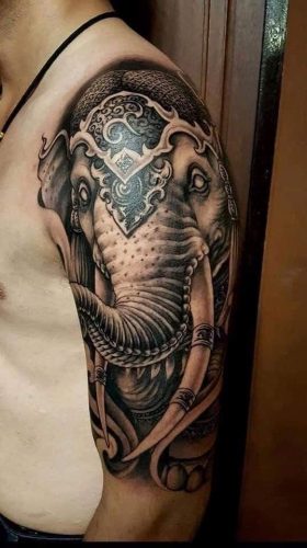 17 Elephant Tattoo Ideas for Men