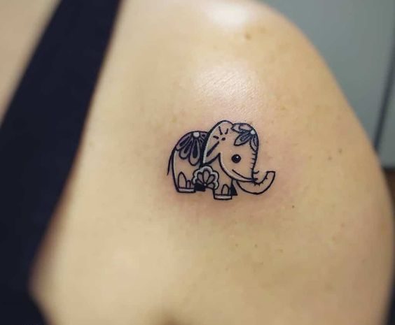 20 Elephant Shoulder Tattoos Ideas: Graceful and Symbolic Masterpieces