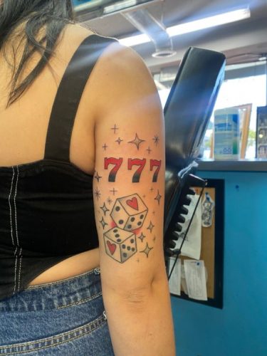 777 Tattoo Designs &#8211; 20 Bold Ideas