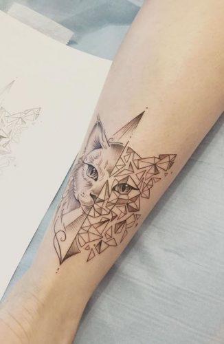 24 Cat Portrait Tattoo Ideas